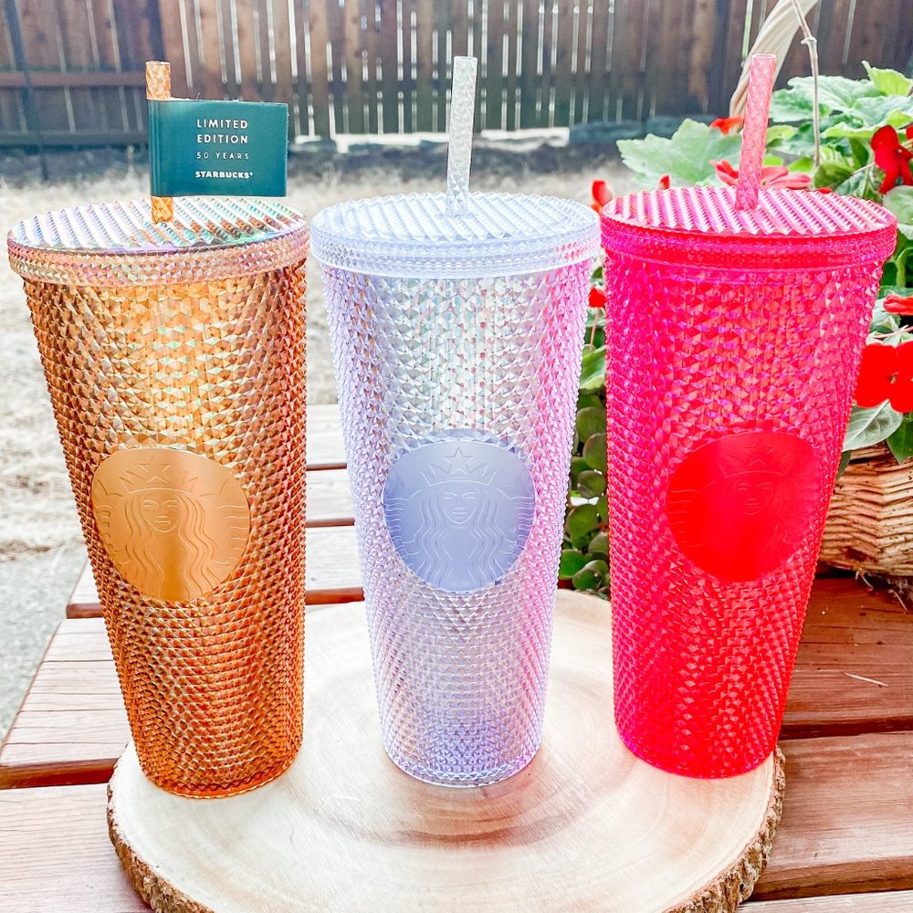 NWT Starbucks Studded 50 Years Venti 24 oz Tumbler - Picture 3 of 3